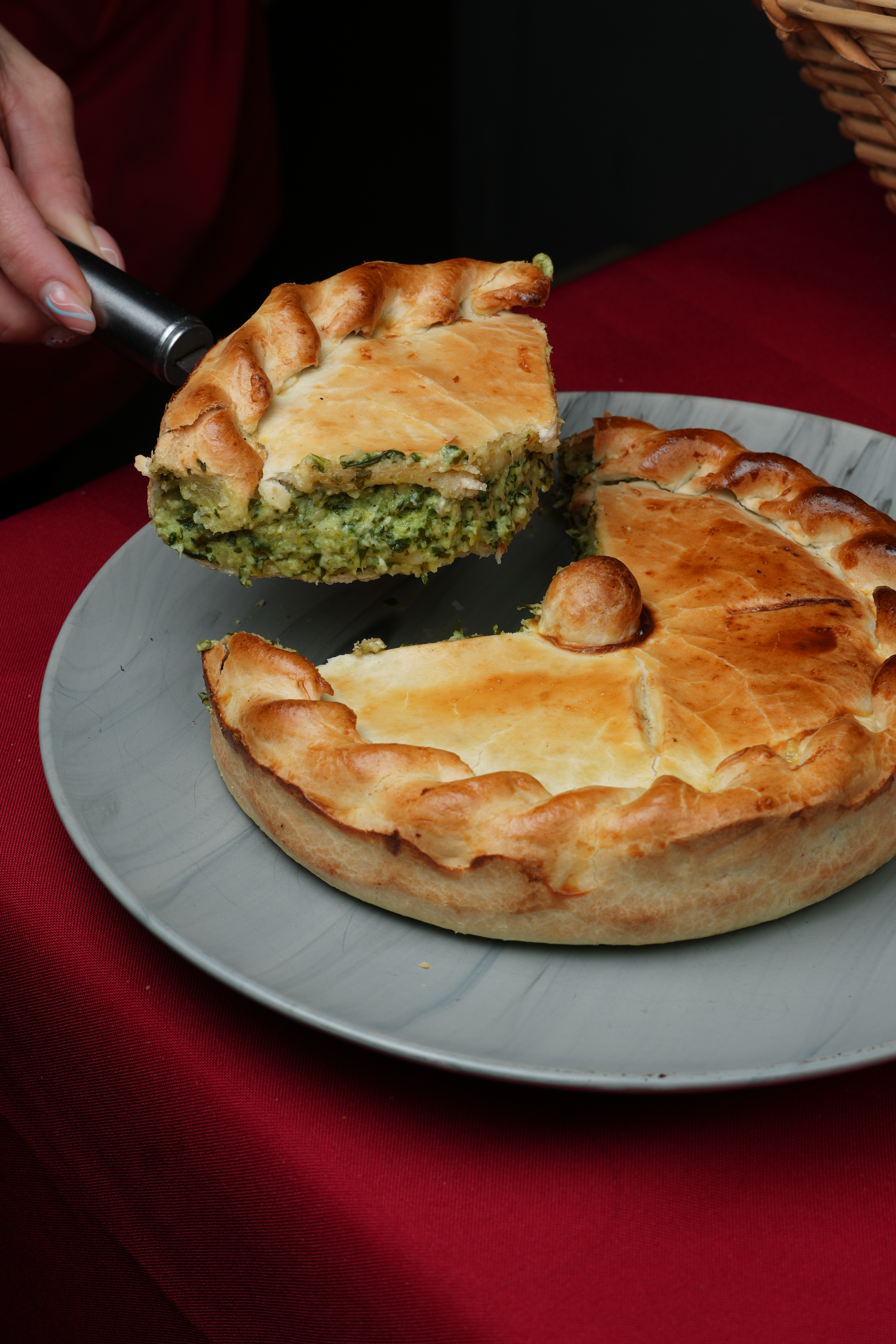 Pascualina Espinaca 4 personas