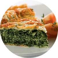 Pascualina Espinaca 4 personas